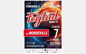 Match LF2 Feytiat face à Mondeville